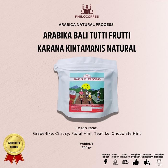 

Kopi Arabika Bali Tutti Frutti Karana Kintamanis Natural 200g