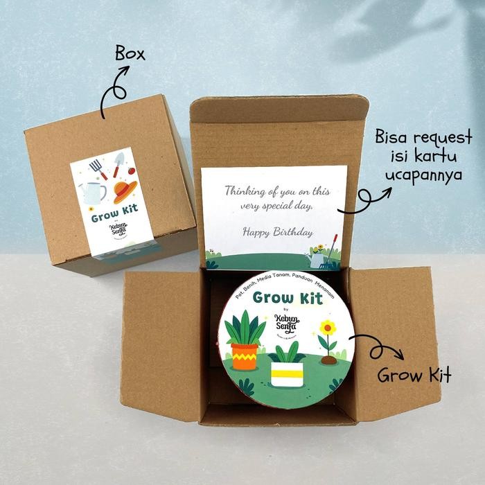 Hapnest- Hampers Unik Grow Kit / Green Hampers