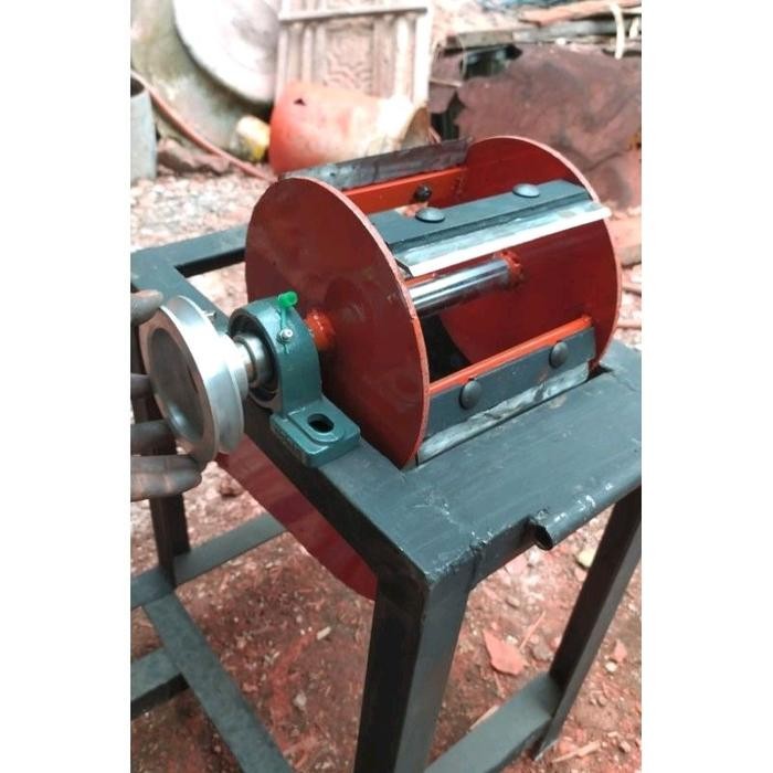 1 set mesin cacah rumput tipe horizontal baja HSS untuk bikin sendiri chooper garang