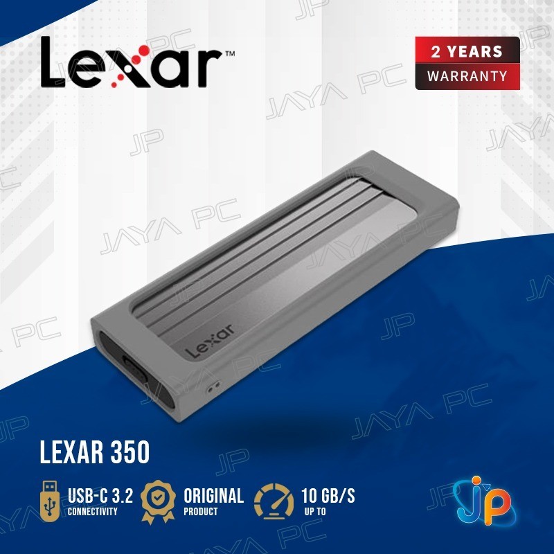 Lexar SSD Enclosure E350 M.2 NVMe & SATA External Case USB 3.2 Type-C