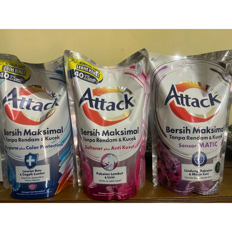 Attack Detergent Cair 1200ml