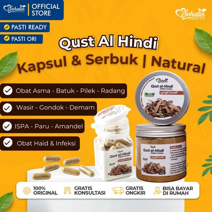 

Terlaris- Quts Al Hindi Qust Hindi Qist Khust Alhindi Kayu India Serbuk Original