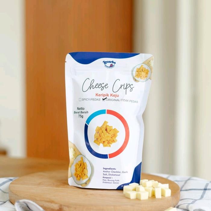

BARANG TERLARIS cheese Chrips keju panggang premium Bebas gula