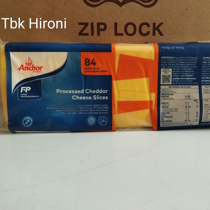 

BARANG TERLARIS Keju Slice Orange Anchor isi 84sheet