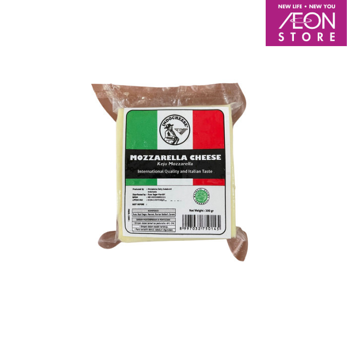 

BARANG TERLARIS Keju Mozzarella Mozarella Block - Indocheese 200 Gram