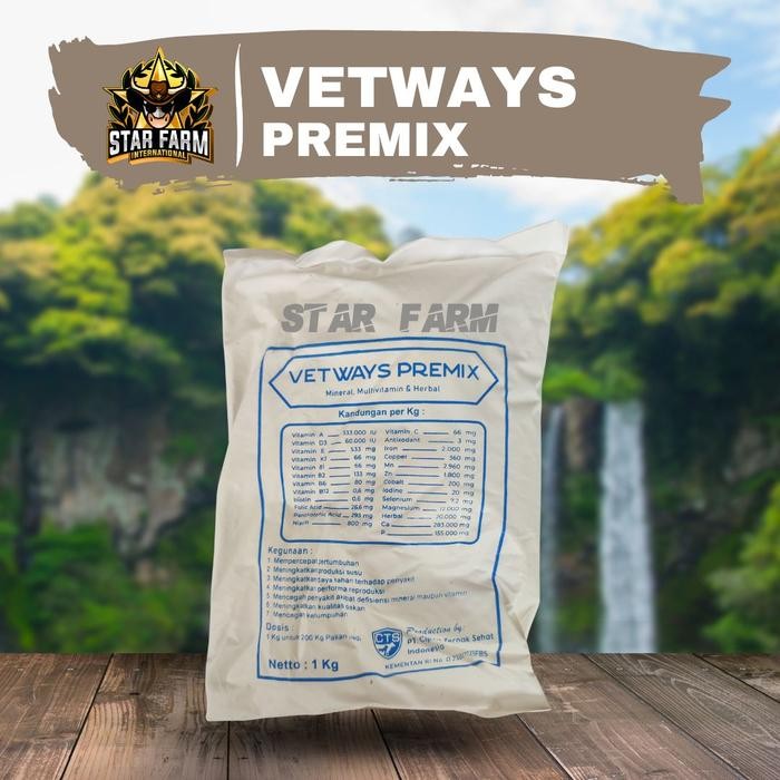 ><><><] Vetways Premix 1kg - Star Farm