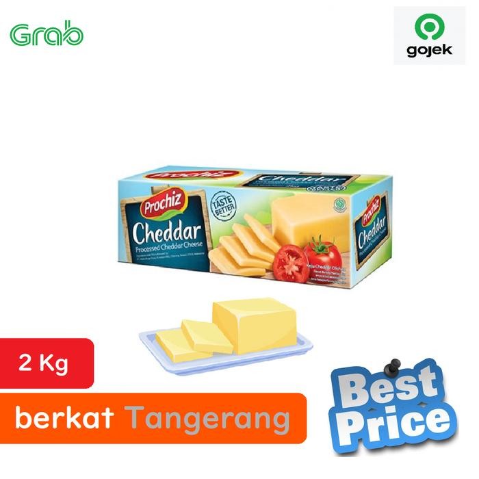 

BARANG TERLARIS Keju Prochiz Cheddar Premium 2kg Same Day