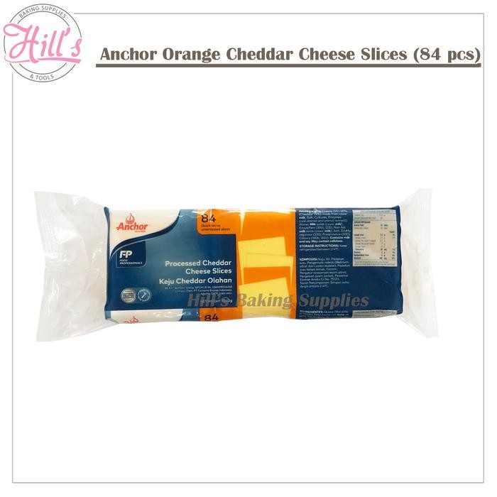 

BARANG TERLARIS ANCHOR ORANGE CHEDDAR CHEESE SLICE 84 DAN 28 (REPACK) / KEJU MELT RED