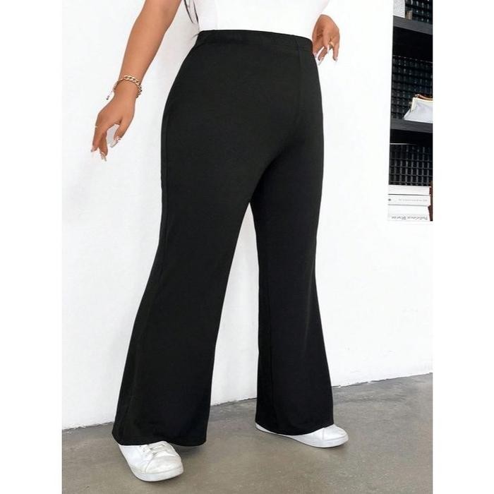 Sena Pants Bigsize / Celana Jumbo / Kulot Jumbo - Chc1697 Celana Flare Ootd Cutbray Hitam Kulot