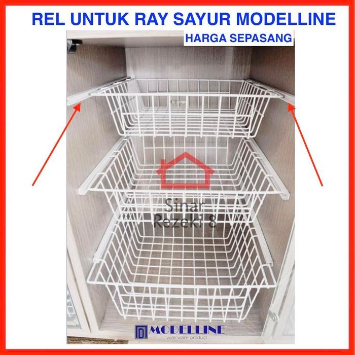 TERBARU REL Rak Sayur Modelline B45 / Dapur Basket Keranjang Panci Makanan