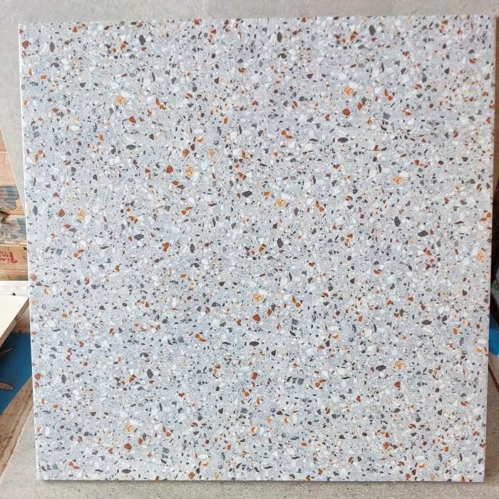 Keramik 50x50 motif terazzo (KASAR)/ keramik lantai kamar mandi terazo