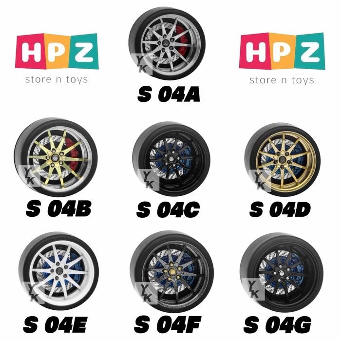 Ban Karet Hotwheels Premium Alloy Carlomo S04