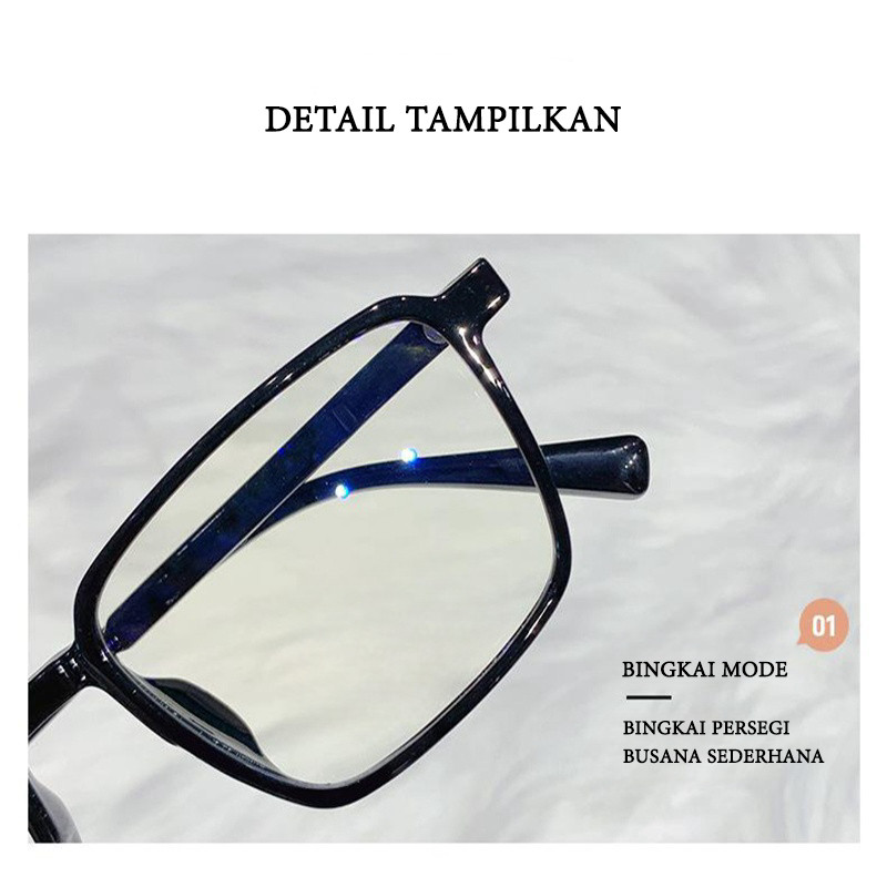 Glamourgemss Kacamata Plus Anti Radiasi Kacamata Baca +0,75 S/D +3,25 Kacamata Pria Wanita Reading
