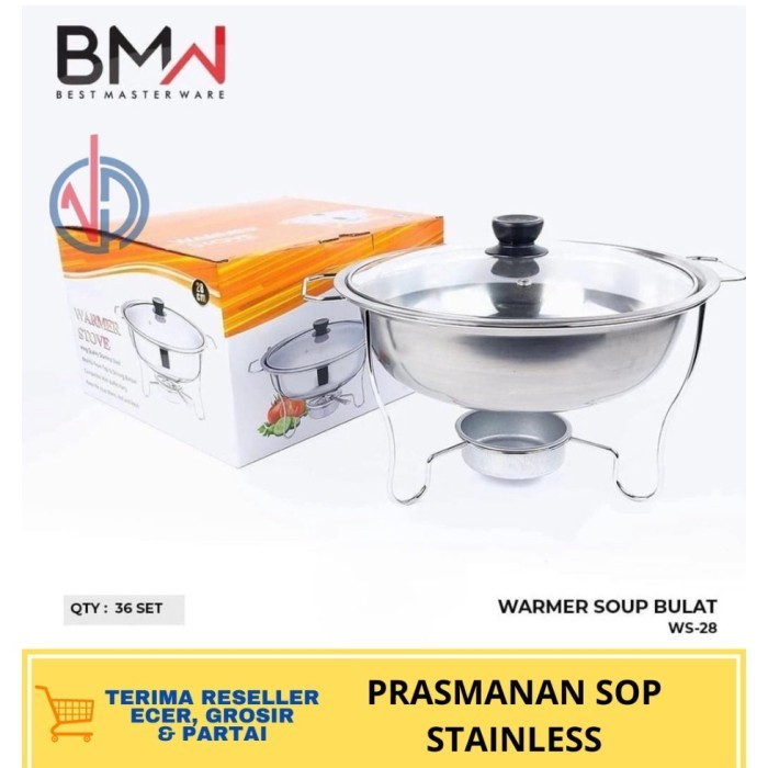 Terlaris PRASMANAN SOP WARMER STOVE SOUP STAINLESS BMW VD