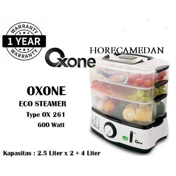 Eco Food Steamer Oxone OX261 / Kukusan Listrik susun 3 oxone