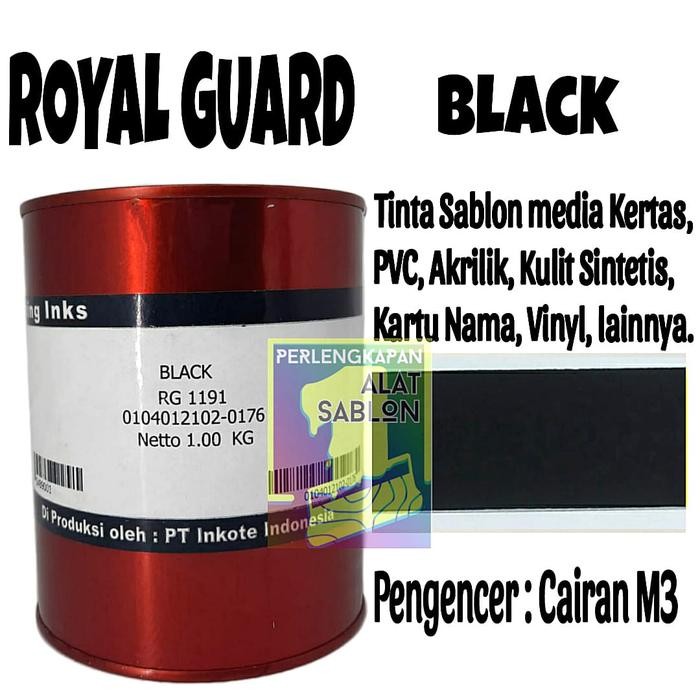 

Royal Guard 1191 Black Tinta Sablon Pvc 1Kg