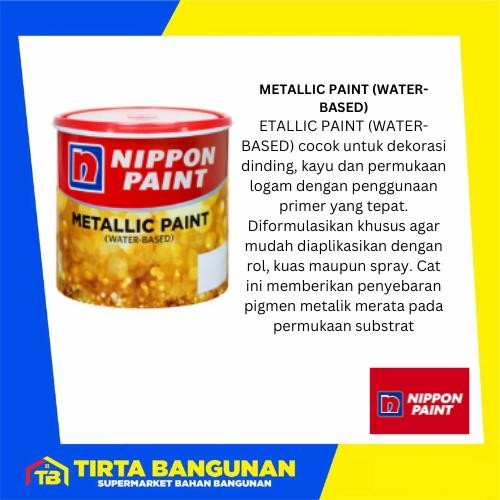 

Nippon Paint Metallic Paint 3100 Real Gold 75 Ml