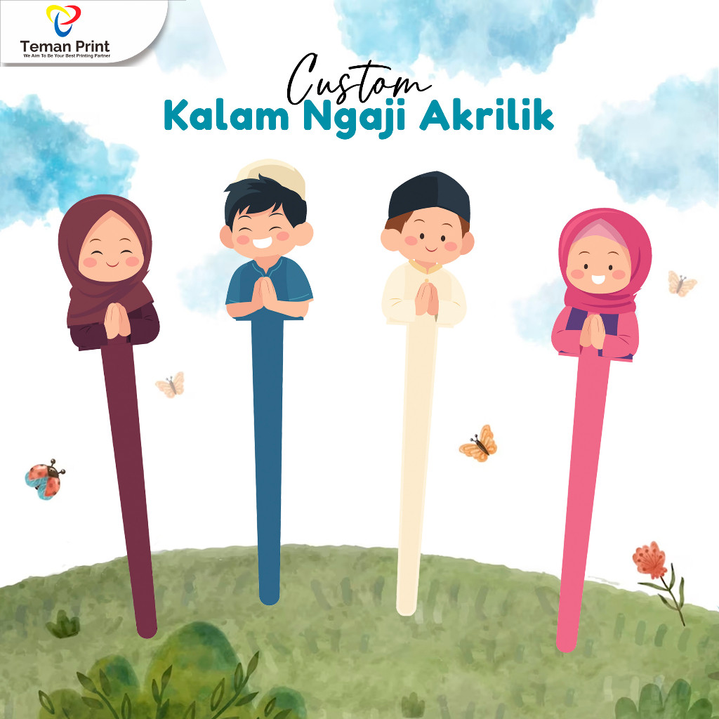 

Teman Print Kalam Anak Tunjukan Ngaji Iqro & Alquran Free Custom Nama Part 1
