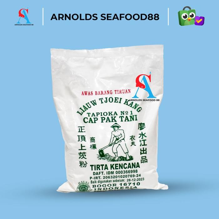 

Produk Viral Tepung Liauw Tjoei Kang Tapioka Cap Pak Tani 1Kg Packing Aman