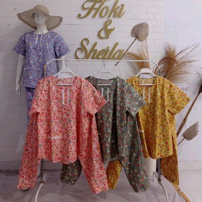 Terbaru Baju Tidur Hoki Sheila Cp Standar Ld 108 Katun Celana Panjang Best Quality