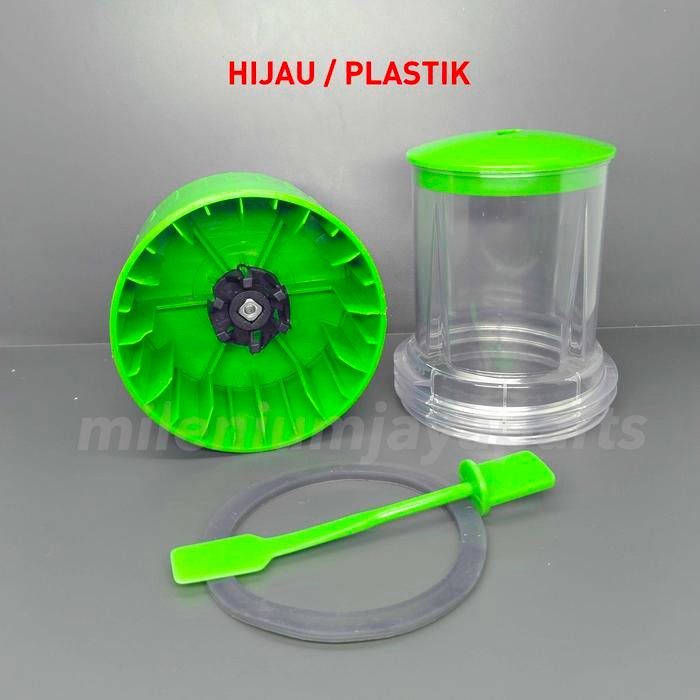 Chopper Chopper Blender Pisau Bumbu Basah Miyako / Wet Mill Giling NATIONAL - Hijau / Plastik manual