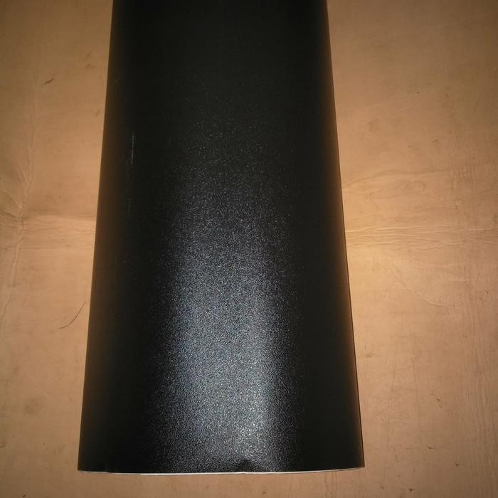 JTTOP" SKOTLET STIKER HITAM DOFF BLACK MATTE KASAR KULIT JERUK