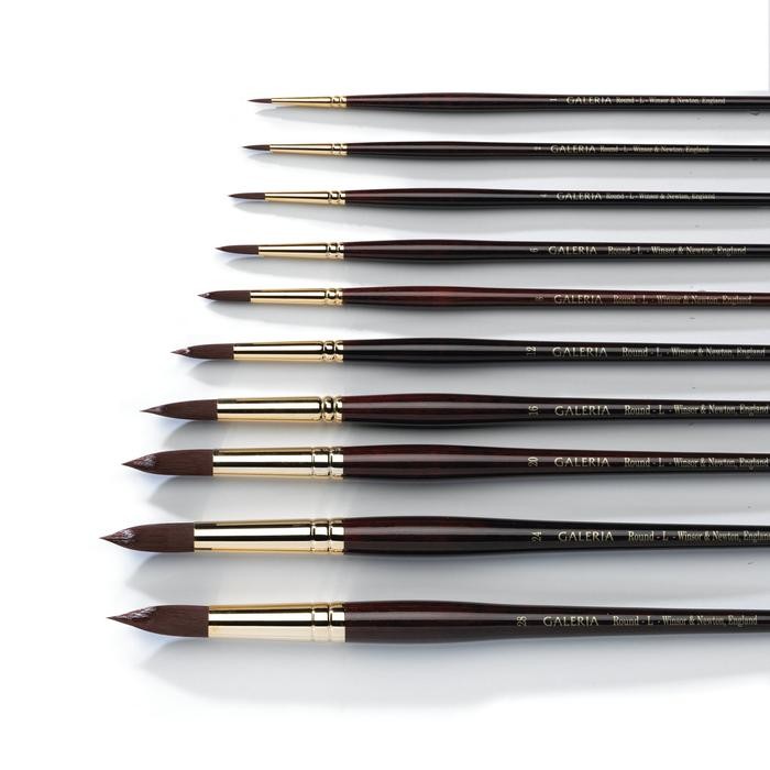 

Kuas Lukis Winsor & Newton Galeria Acrylic Round Brush Long Handle #Gratisongkir