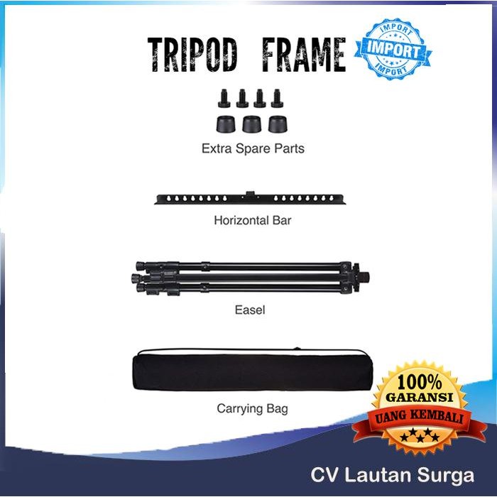 

Tripod Frame Murah Stand Frame Foto Tripod Whiteboard, Stand Lukis #Gratisongkir