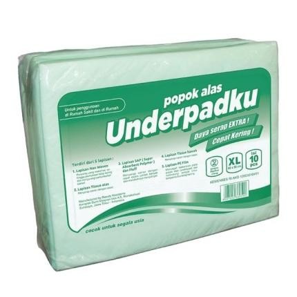 BabyCare- Underpad Underpadku - Alas Perlak / Popok Sekali Pakai 60X90