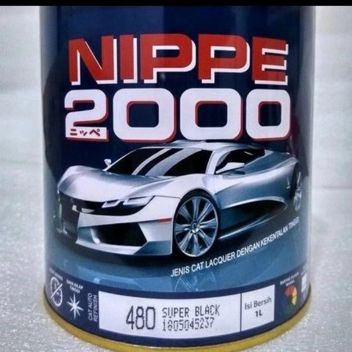 

Cat Duco/Cat Minyak Nippe 2000 (Warna Putih Dan Hitam)Super Black #Gratisongkir