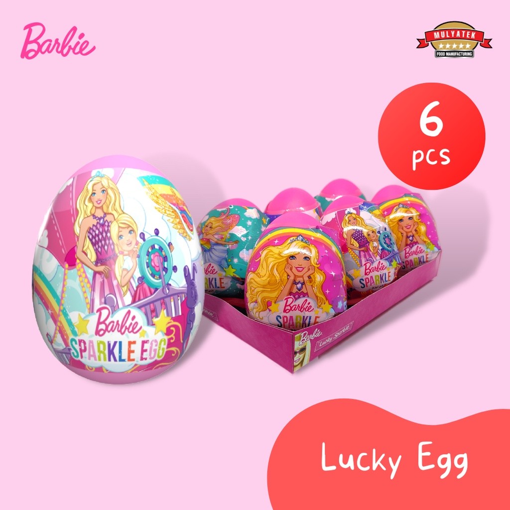 

Barbie Sparkle Egg Snack Telur Coklat - 6 pcs