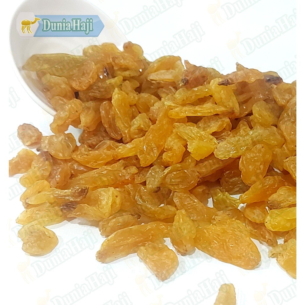 

Kismis Anggur Golden Raisin 250GRAM / Kismis Asam Manis Raisin Star untuk Oleh Oleh Haji dan Umroh
