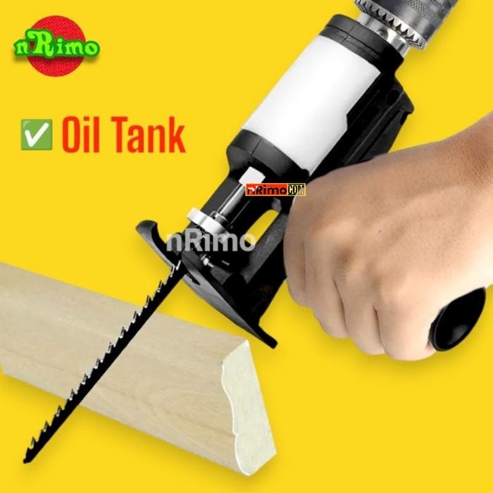 PREMIUM Mata Bor Gergaji Adaptor Bor Gergaji Konverter Bor ke Gergaji Gerinda