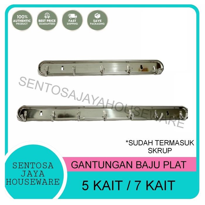PREMIUM GANTUNGAN BAJU 5 KAIT / GANTUNGAN BAJU 7 KAIT / HANGER BAJU 5 KAIT / HANGER BAJU 7 KAIT
