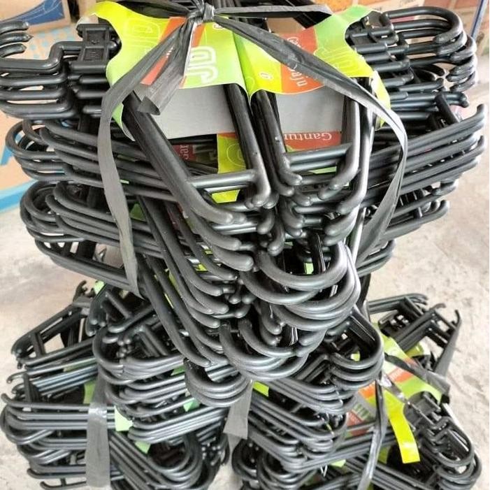 PREMIUM Gantungan Baju Plastik Stick 30 - Kastok Menggantung Baju