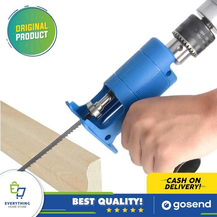 PREMIUM Handsaw Osell 3IN1 Adaptor Bor Gergaji