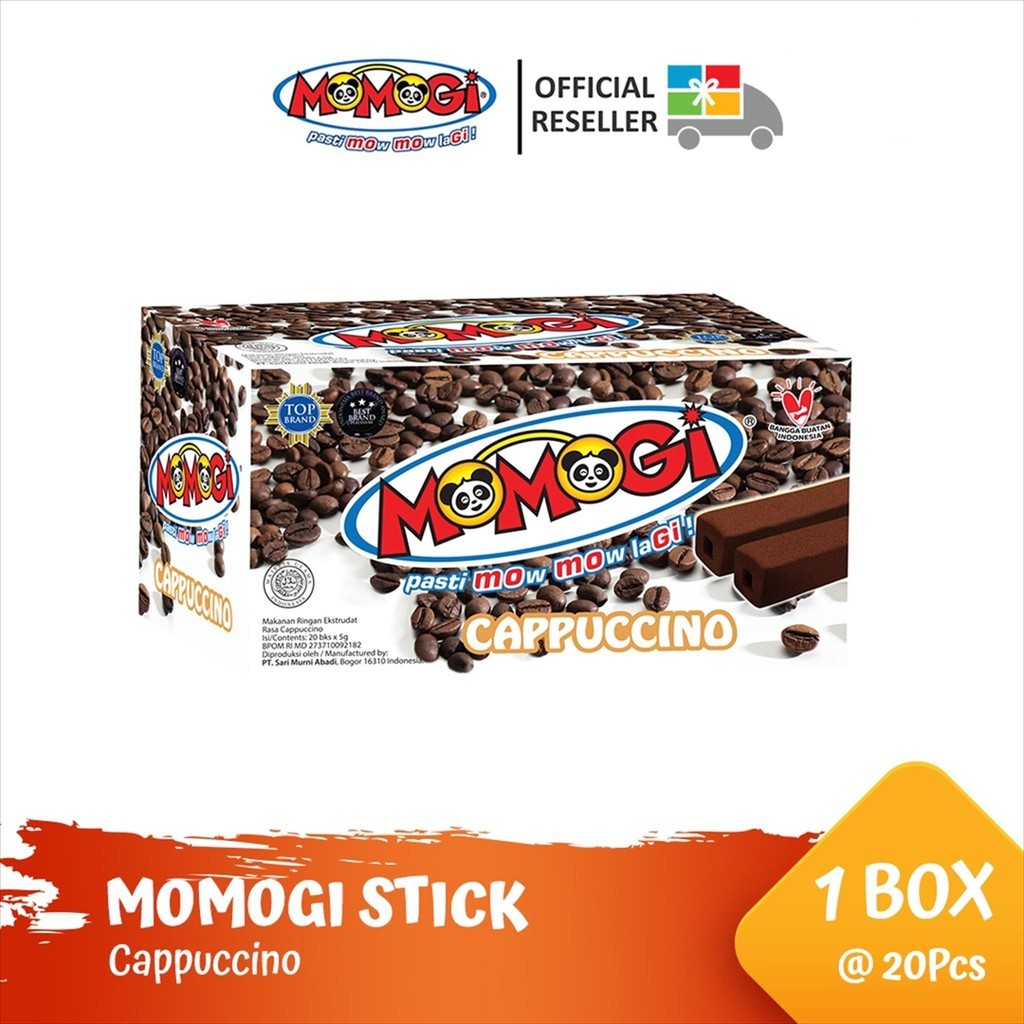 

Momogi Stick Snack Makanan Ringan 5gr - Cappuccino