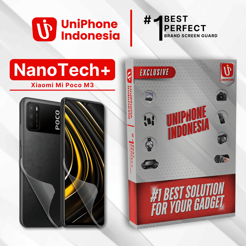 UniPhon EPU BIO GENESIS Hydrogel for Xiaomi POCO M3 / Screen Guard (Nanotech+ 100% Recycle) Premium 