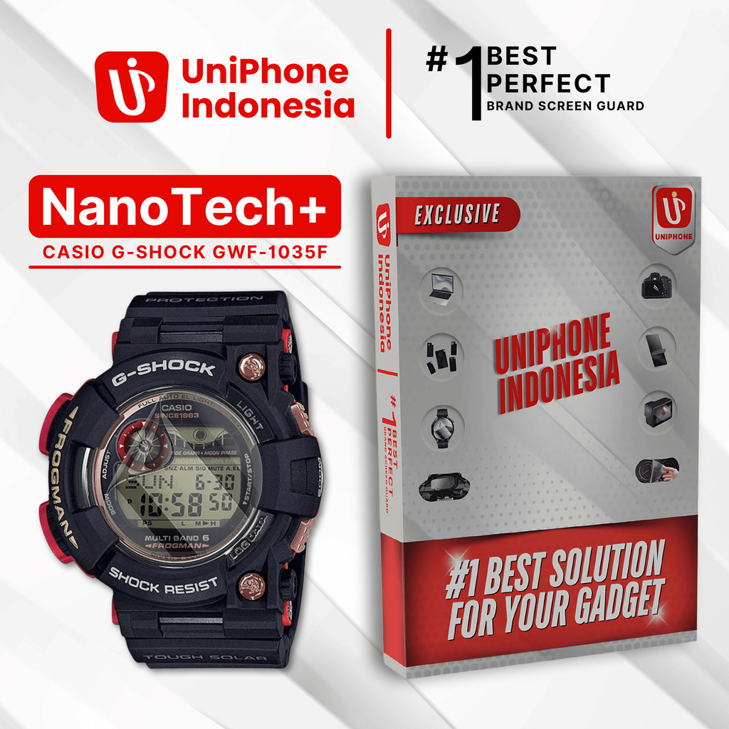 UniPhon EPU BIO GENESIS Hydrogel for Casio Smartwatch G-Shock GWF-1035F / Screen Guard (Nanotech+ 10