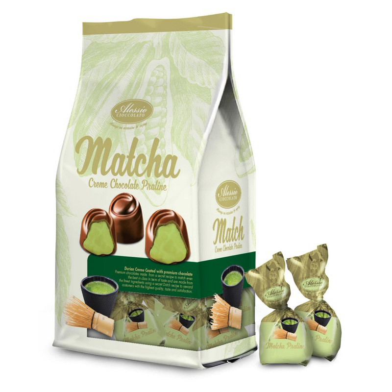 

Alessio Cioccolato 250g Praline Durian Hazelnut Matcha Strawbery Coklat Malaysia Coklat Singapore