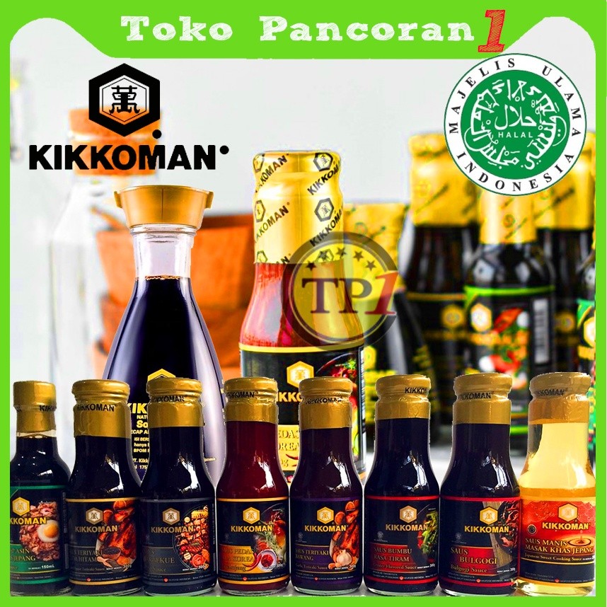 

SAUS KIKKOMAN BBQ GOCHUJANG BULGOGI GARLIC TERIYAKI BLACKPEPPER SOY SAUCE MIRIN YAKINIKU SAOS