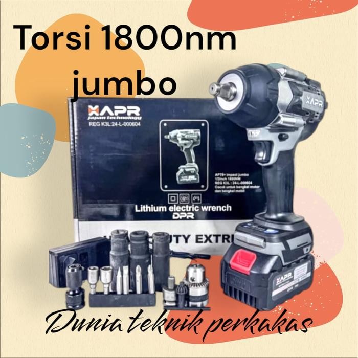 Product Laris Apr Ap78+ Torsi 1800Nm Impact Wrench Apr Ap78+ 1800Nm