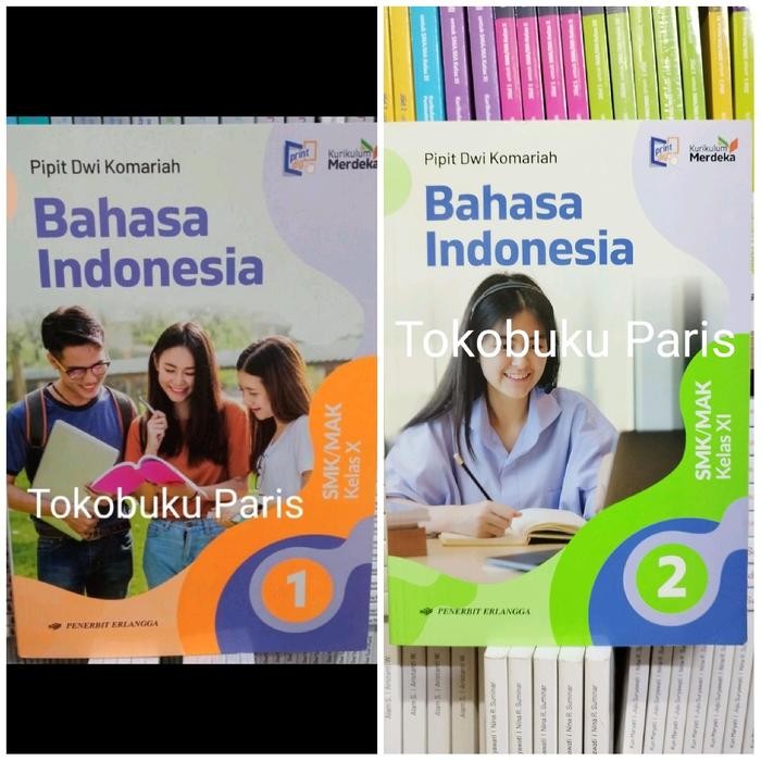 

SALE BUKU PELAJARAN BAHASA INDONESIA SMK MAK KELAS 1 10 X, 2 11 XI KURIKULUM MERDEKA ERLANGGA READY
