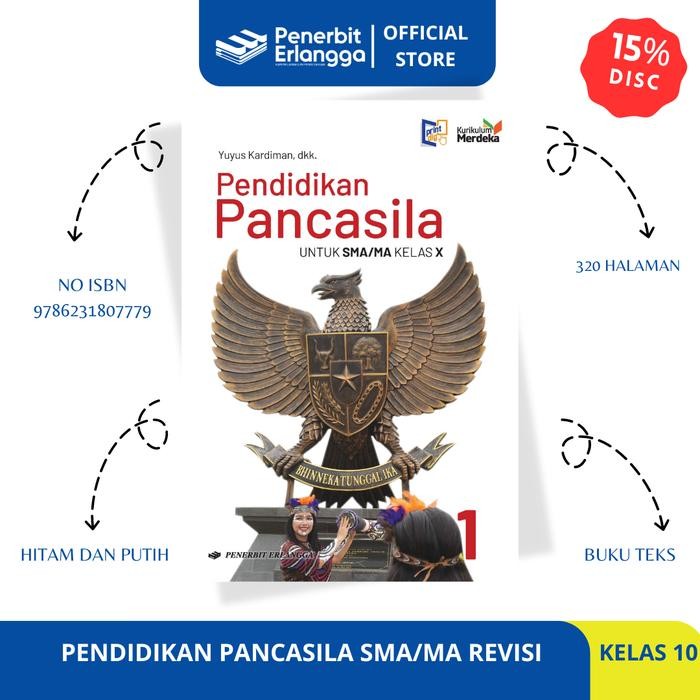 

PROMO PENDIDIKAN PANCASILA SMA/MA KLS.10/KM REVISI - ERLANGGA READY