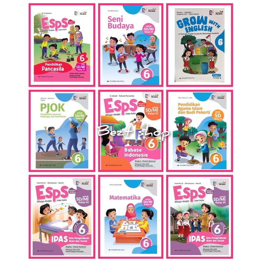

TERLARIS BUKU PAKET KELAS VI-6 SD/MI KURIKULUM MERDEKA - ERLANGGA READY