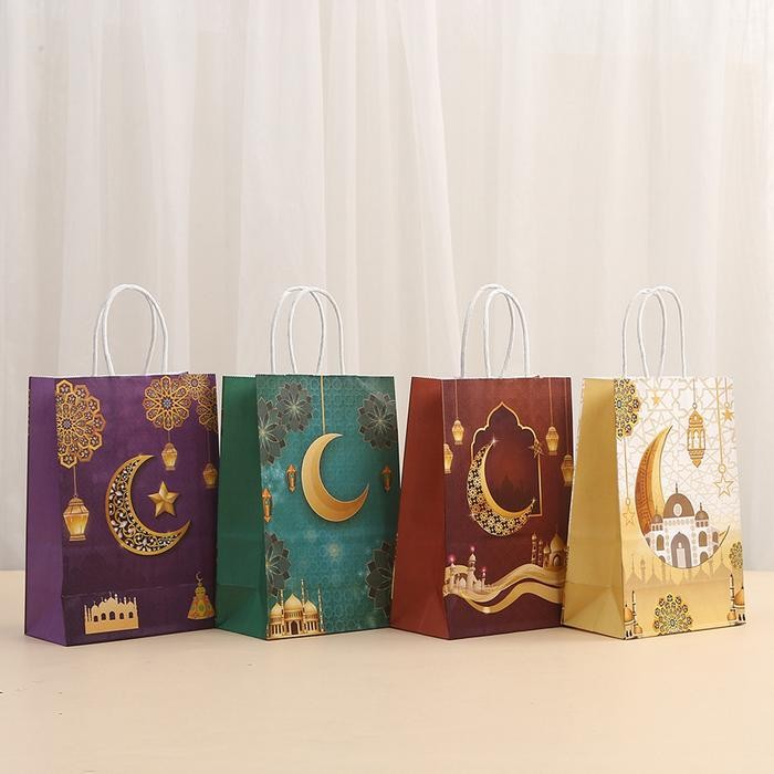 

langsung order saja] Paper Bag Idul Fitri Kantong Kertas Souvenir Goodie Bag Lebaran Murah