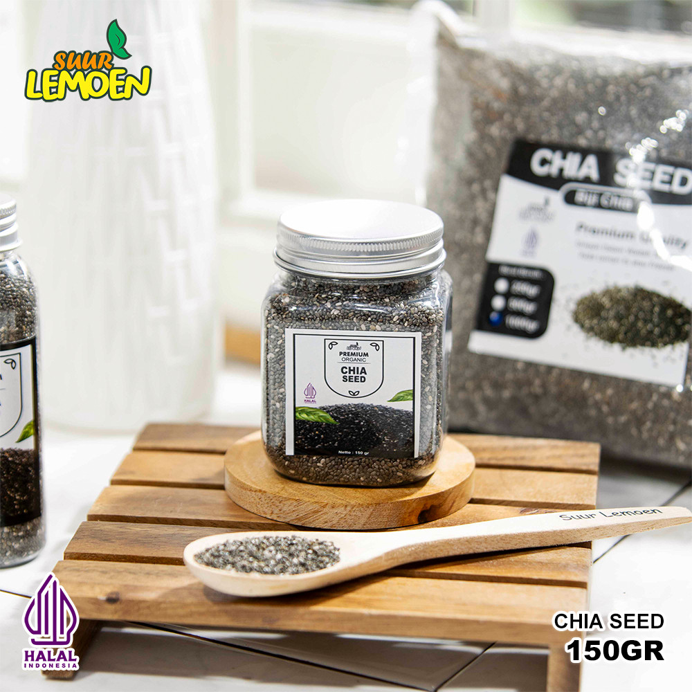 

Biji Chia Seed Organik 150 gram / Black Chia Seed Premium Untuk Diet By Suur Lemoen ID