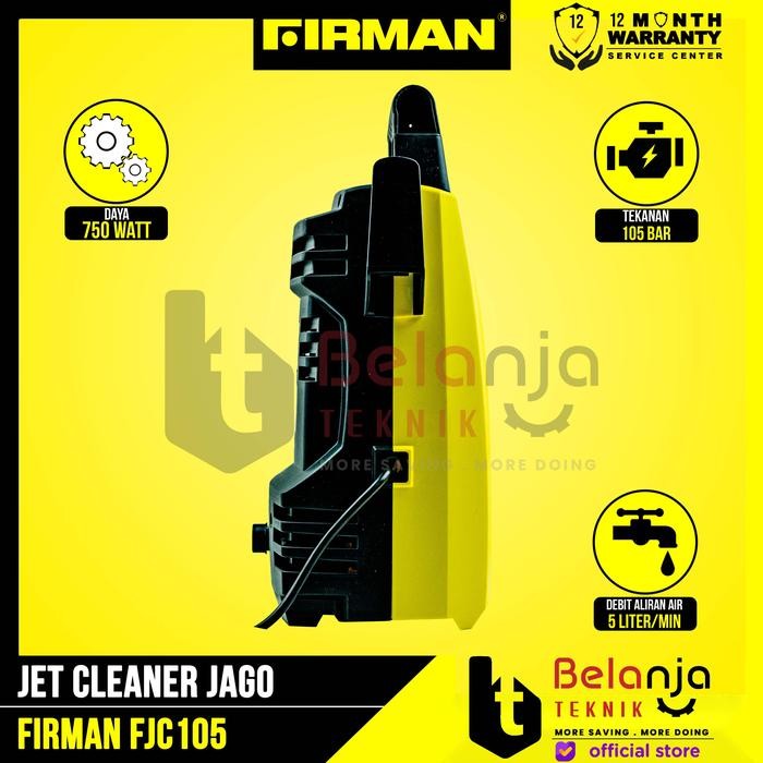 FIRMAN Mesin Jet Cleaner FJC 105 Steam Motor Dan Mobil 750WATT