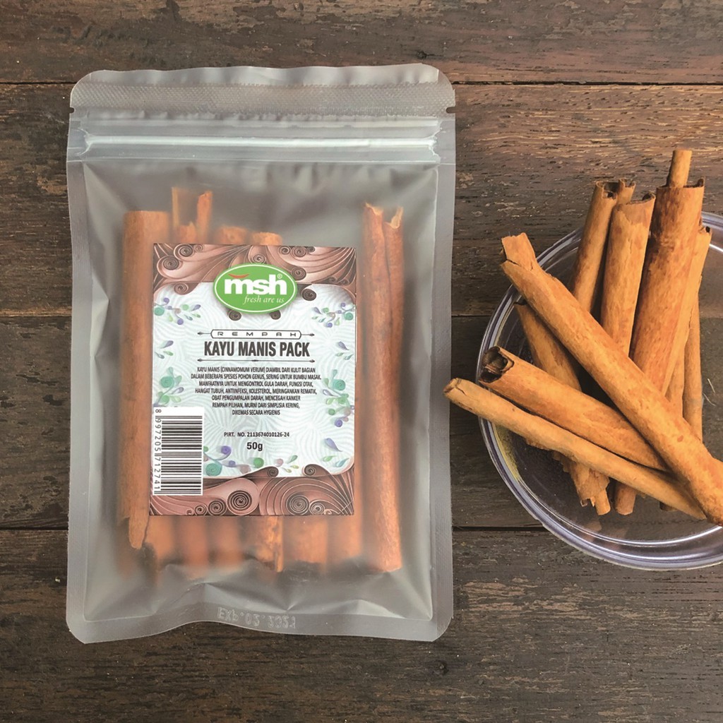 

MSH kayu Manis Pack 50 g