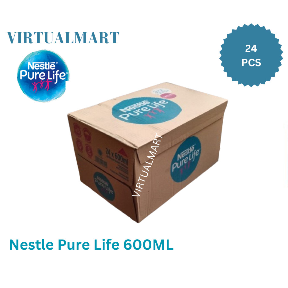 

llyback - Nestle Pure Life Air Mineral Kemasal Botol 600 Ml 24 Pcs Per Karton